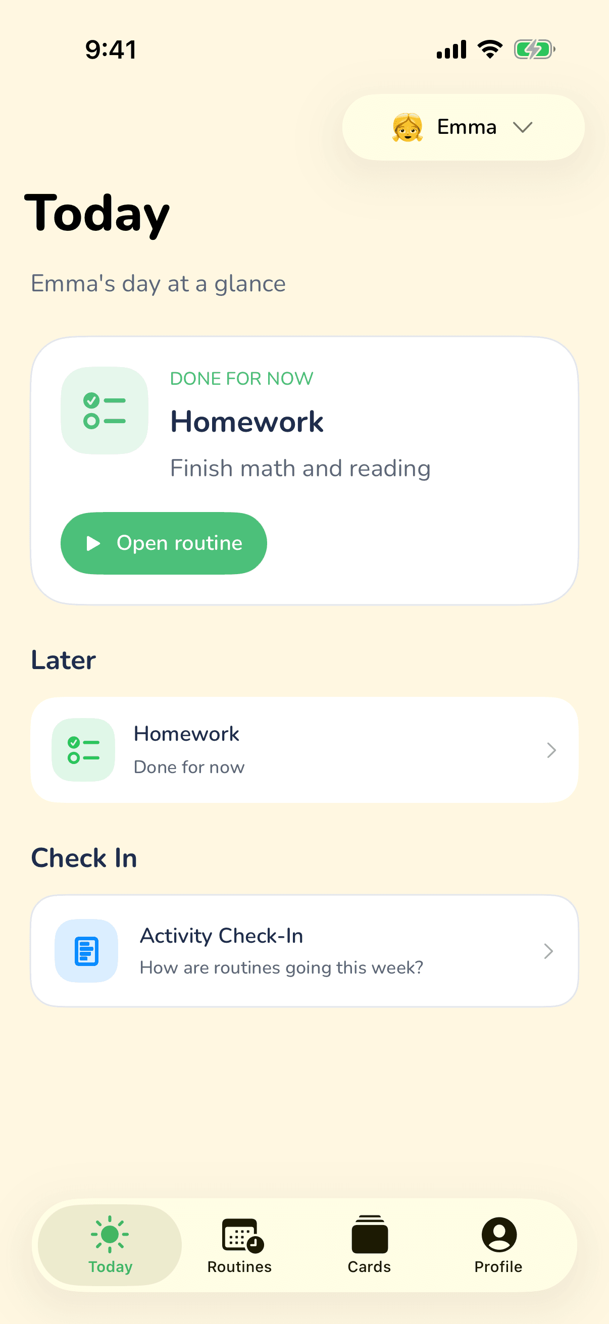 Sidekick app — chores and allowance